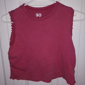 cropped muscle tank